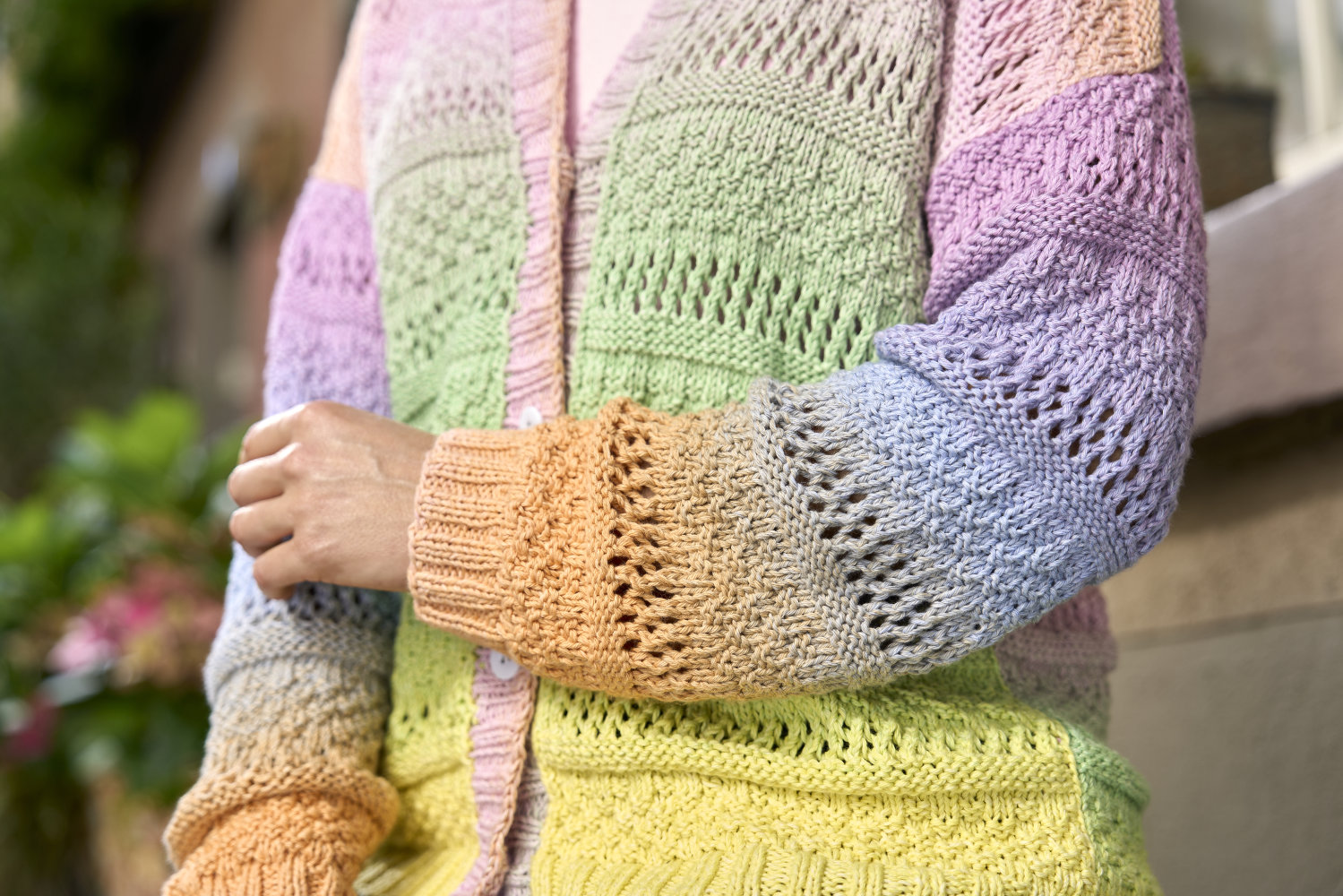 Cardigan mit Mustermix | Anleitungsheft | Wolle 1-2-3 Ideen  | Stricken | Pro Lana, Silvia Jäger, Andel Konrad