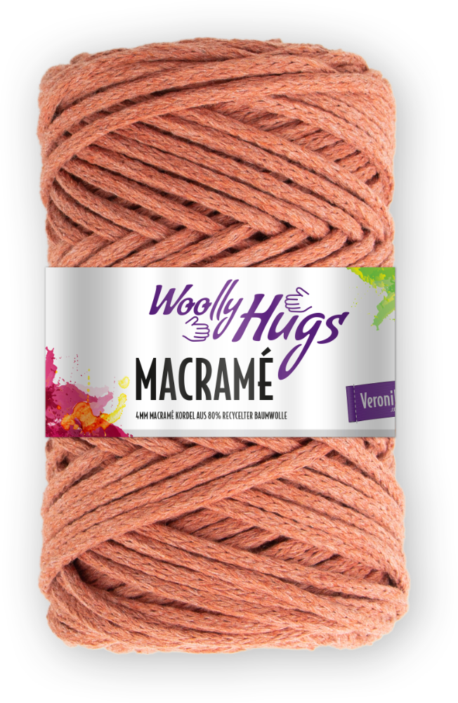 Macramé von Woolly Hugs 0027 - ziegel