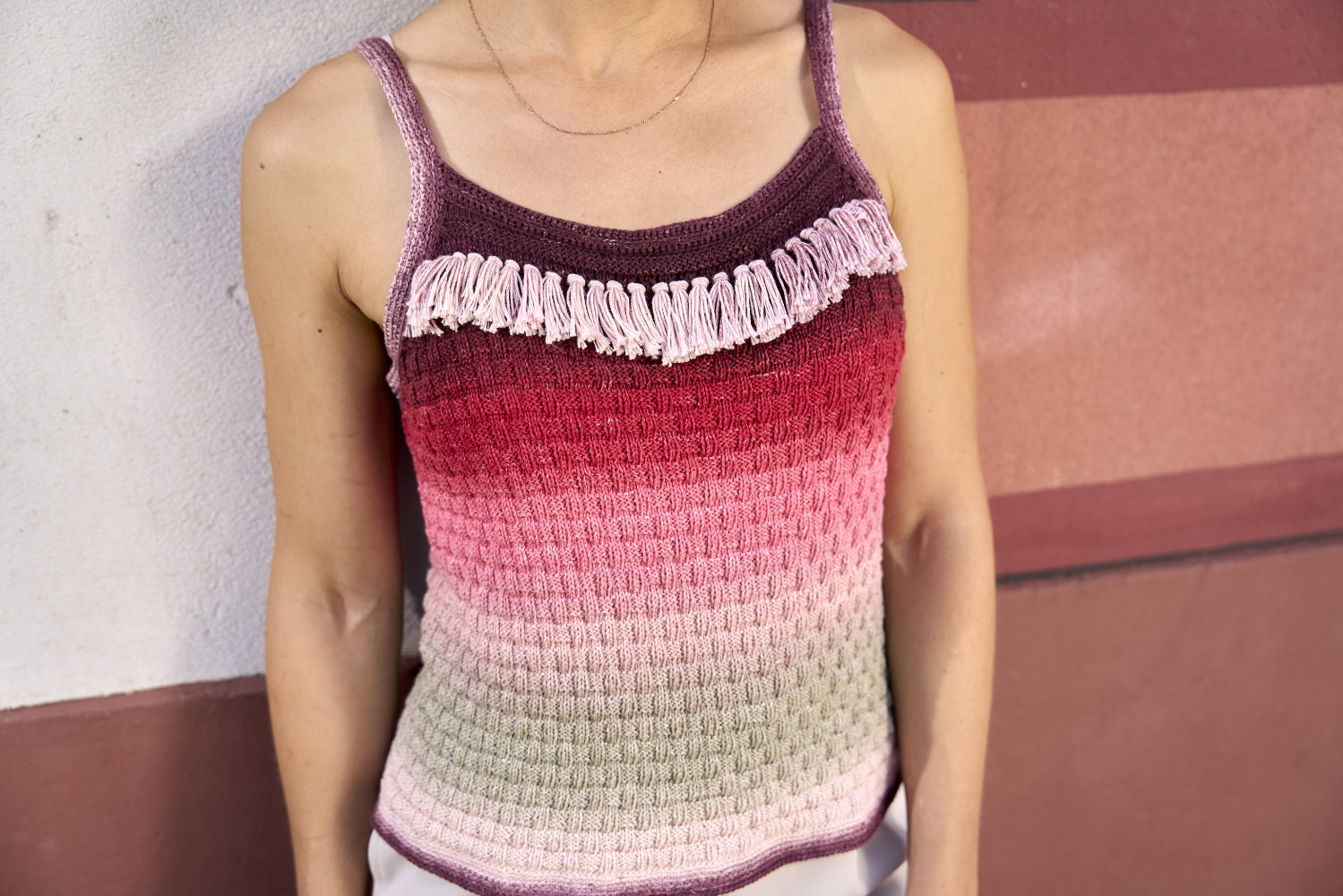 Top mit Fransen | Anleitungsheft | Wolle 1-2-3 Ideen  | Stricken | Pro Lana, Silvia Jäger, Andel Konrad