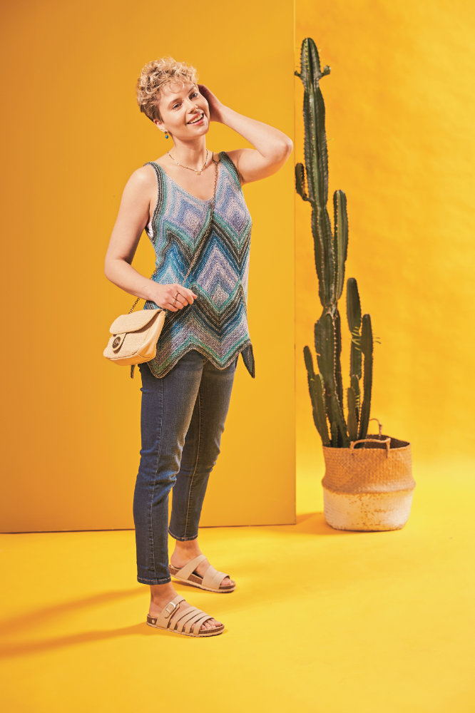 Träger - Top Patchy | Anleitungsheft | Wolle Paint Socks  | Stricken | Veronika Hug, Woolly Hugs, Christophorus Verlag