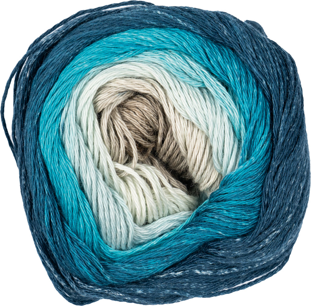 1-2-3 Ideen von Pro Lana 0031 - petrol/beige