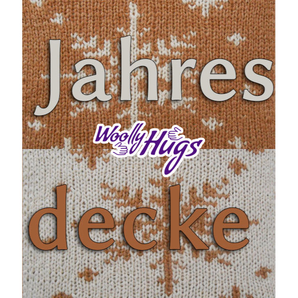 Woolly Hugs Jahresdecke im Doubel-Face | Anleitung | Wolle SHEEP  | Stricken | Woolly Hugs, Silvia Jäger
