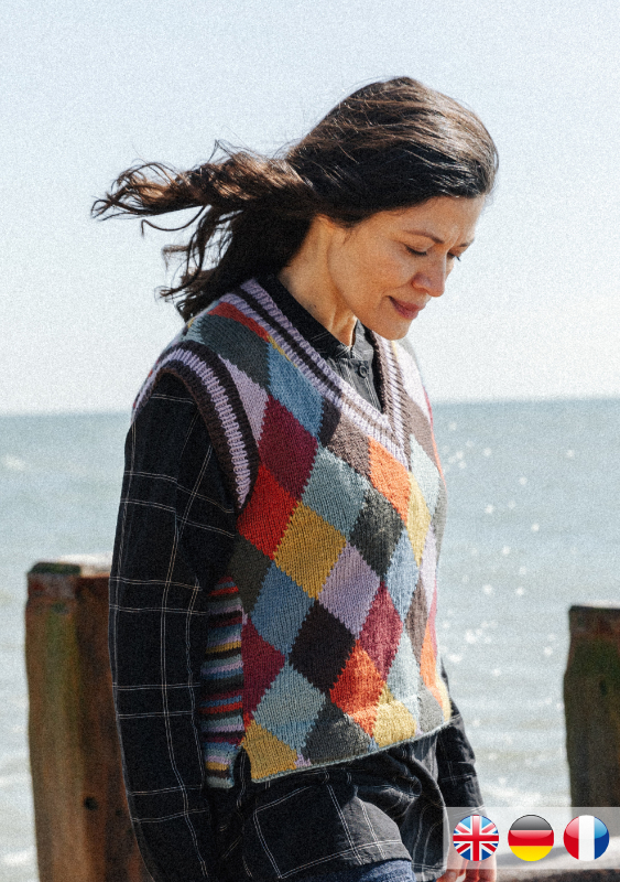 Pullunder Heathland Multicolour | Einzelanleitung | Stricken | Erika Knight