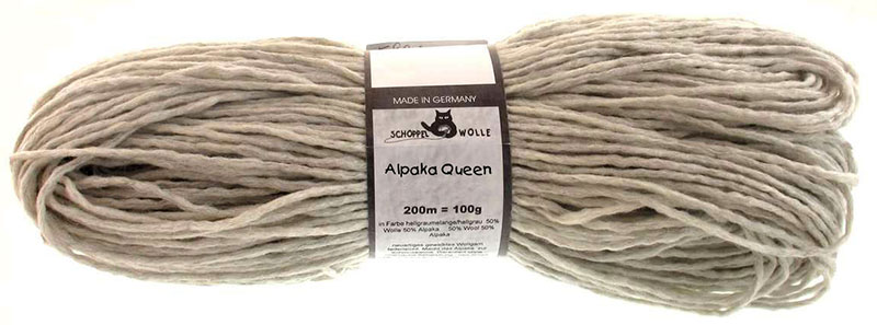 Alpaka Queen naturbelassen von Schoppel