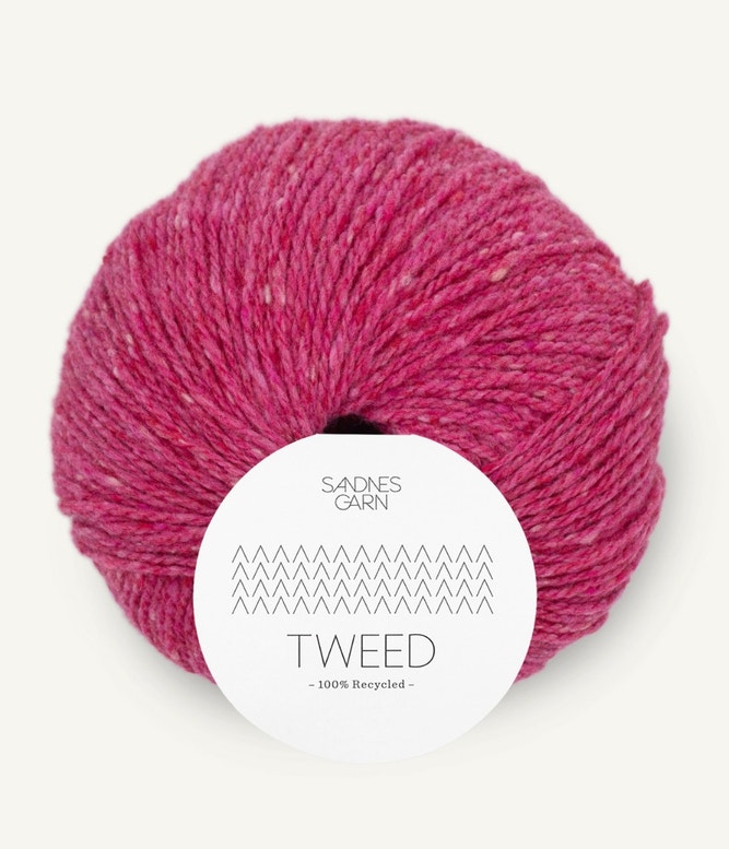 Tweed recycled von Sandnes Garn 4685 - magenta 
