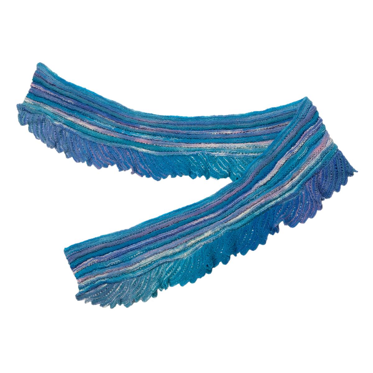 Schal "Frill Ribbon"  | Wollpaket mit XL Kleckse  | Stricken | Bernd Kestler
