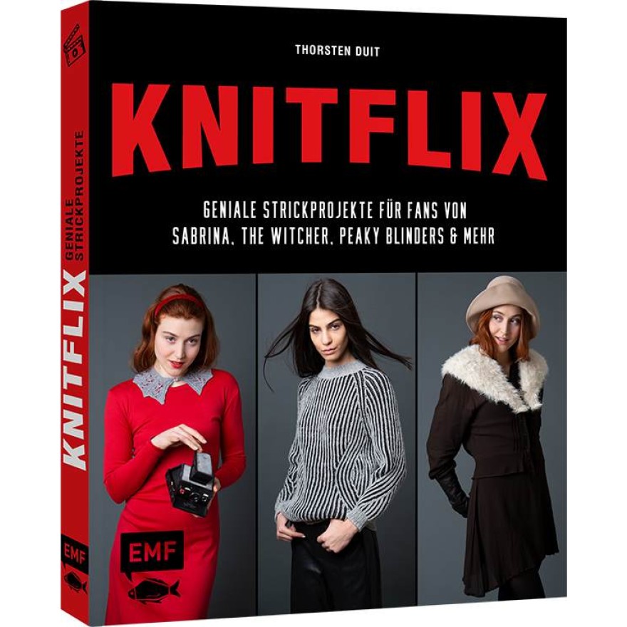 KNITFLIX – Geniale Strickprojekte für Fans von Sabrina, The Witcher, Peaky Blinders und mehr