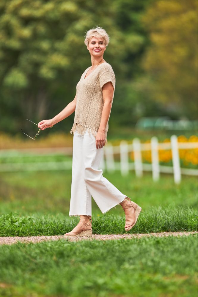 Pulli mit Fransen | Anleitungsheft | Wolle Viva Summer  | Stricken | Regina Bühler, Pro Lana Pulli mit Fransen | Anleitungsheft | Wolle Viva Summer  | Stricken | Regina Bühler, Pro Lana