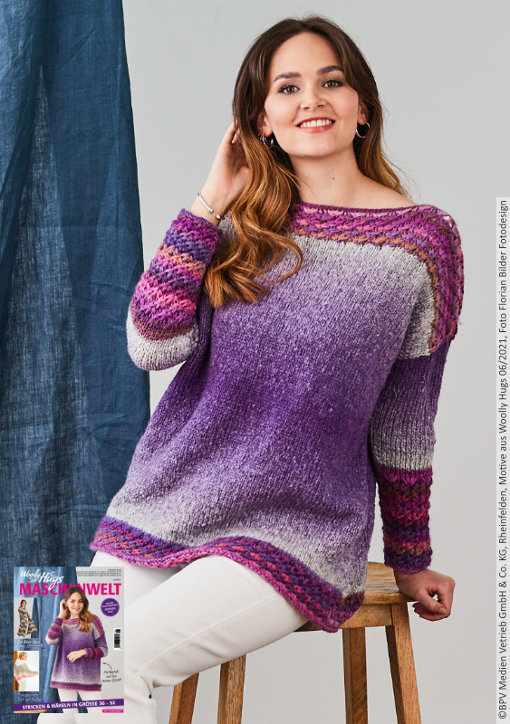 Pulli Cocktail | Anleitung aus Heft | Stricken | Woolly Hugs