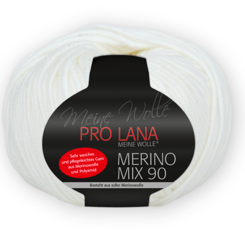 Merino Mix 90 von Pro Lana 0001 - weiß