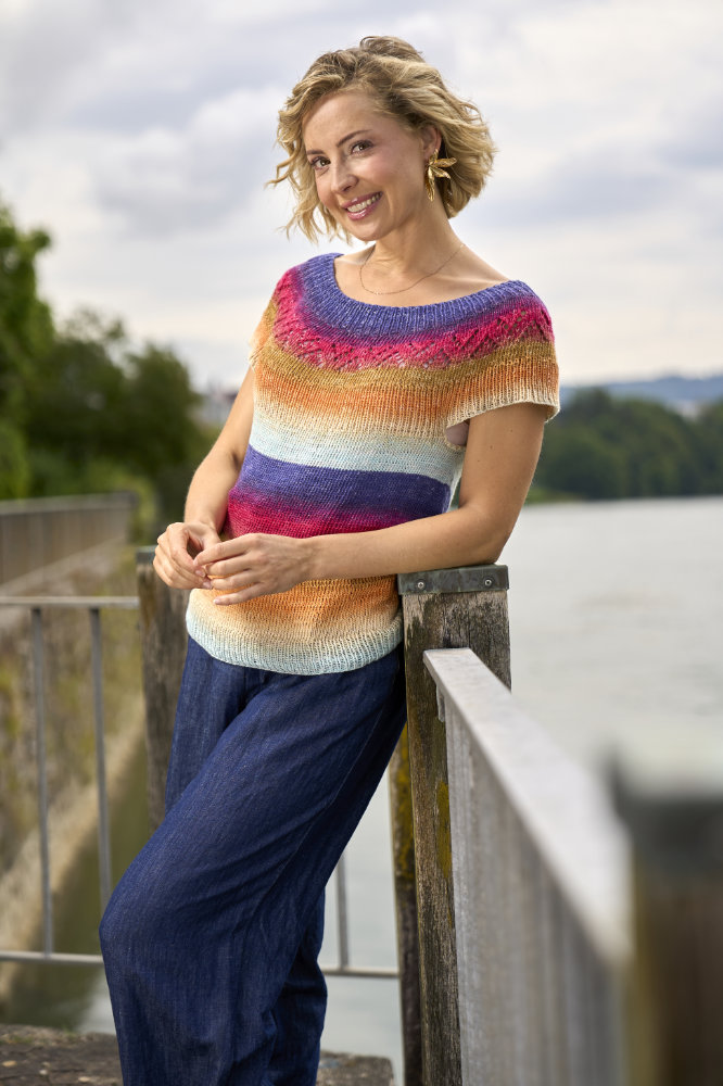 Strickshirt mit Rundpasse | Anleitungsheft | Wolle 1-2-3 Ideen  | Stricken | Pro Lana, Silvia Jäger, Andel Konrad