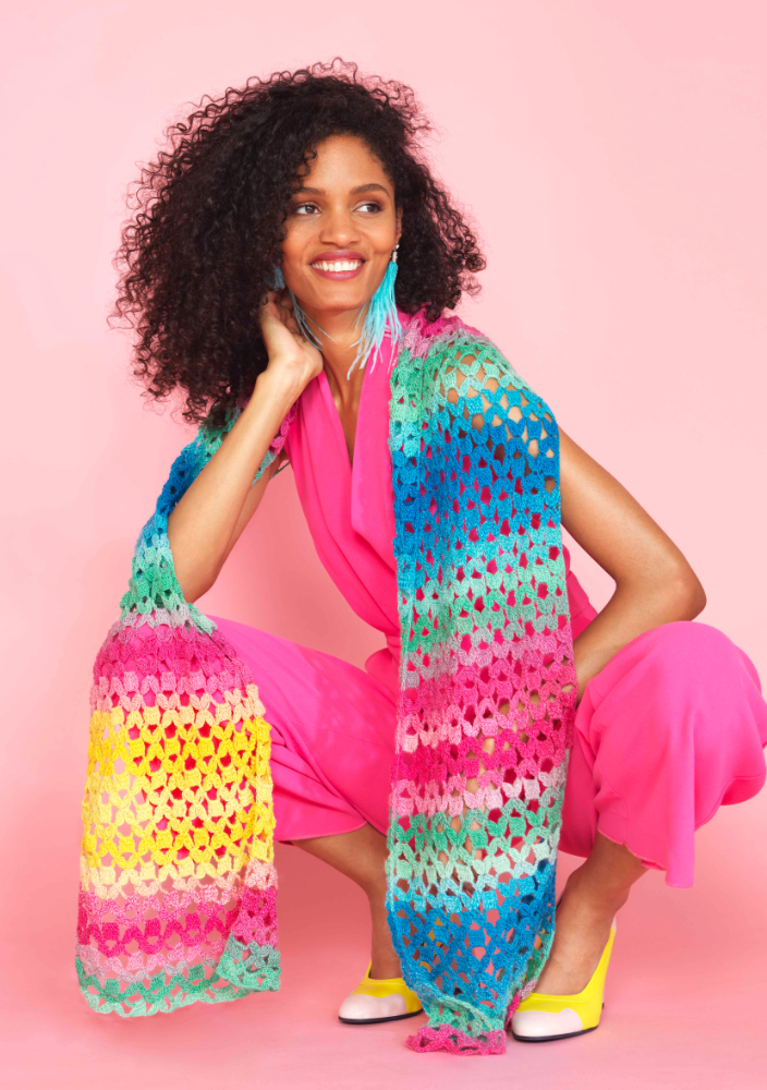 Stola "Mallarany" | Anleitungsheft | Wolle Zauberball® 100  | Häkeln | Anna-Maria Busch