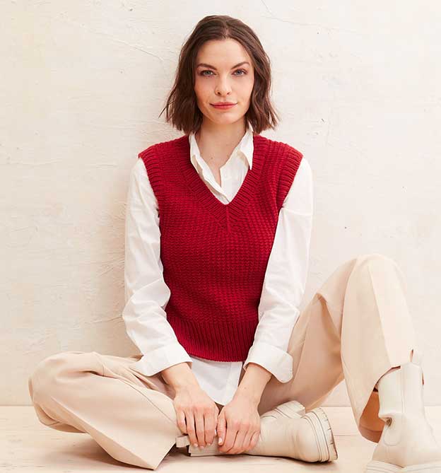 Stricken mit Struktur - Pullis, Schals und Co. mit Mustern in Gr. XS–2XL