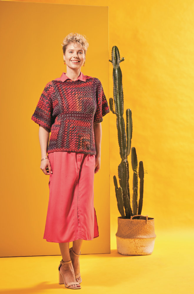 Häkel-Shirt Patchy | Anleitungsheft | Wolle Paint Socks  | Häkeln | Veronika Hug, Woolly Hugs, Christophorus Verlag