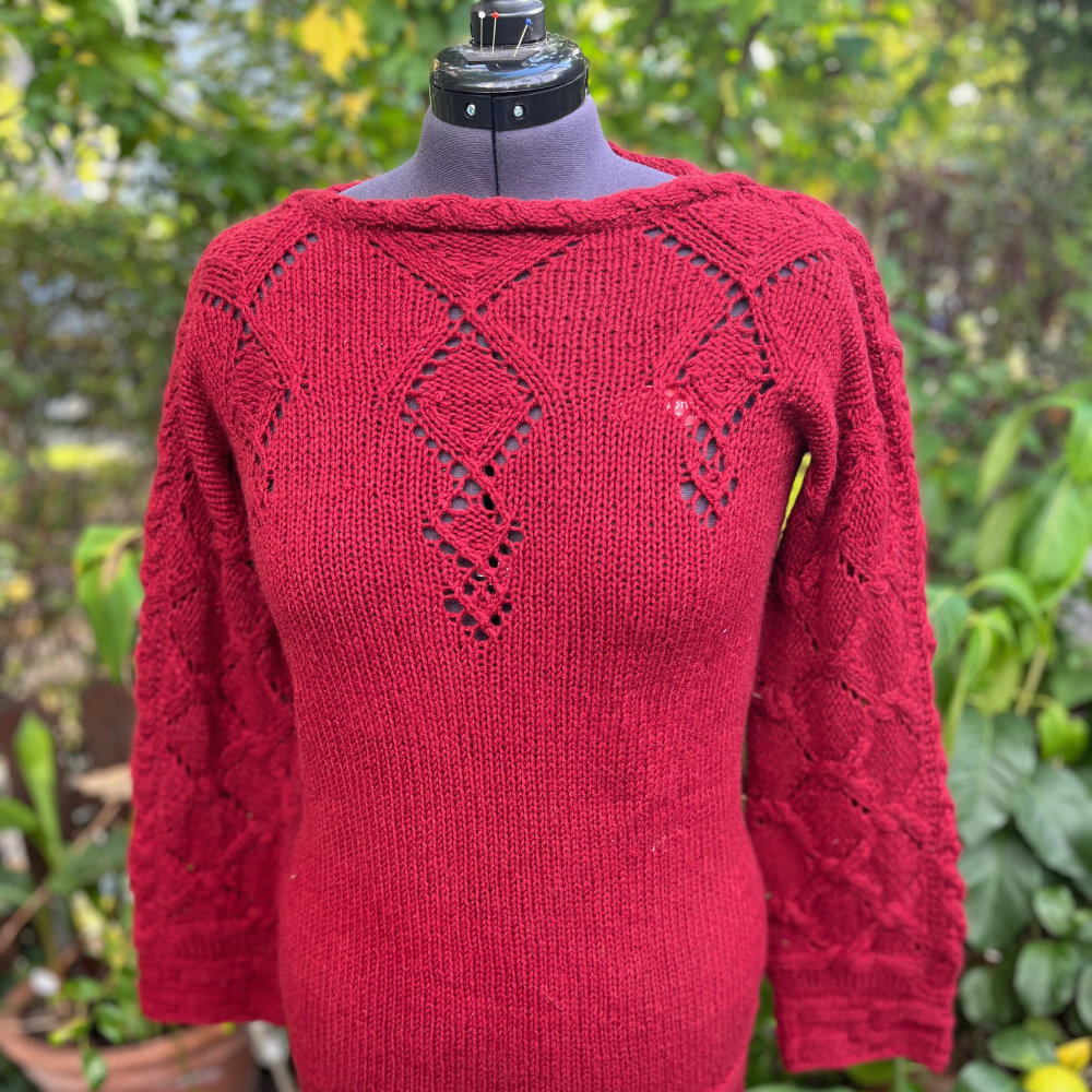 Pullover Schapulero mit Loch- und Zopfmuster | Einzelanleitung | Wolle Starwool Linie 4 | Stricken | Sylvie Rasch Pullover Schapulero mit Loch- und Zopfmuster | Einzelanleitung | Wolle Starwool Linie 4 | Stricken | Sylvie Rasch