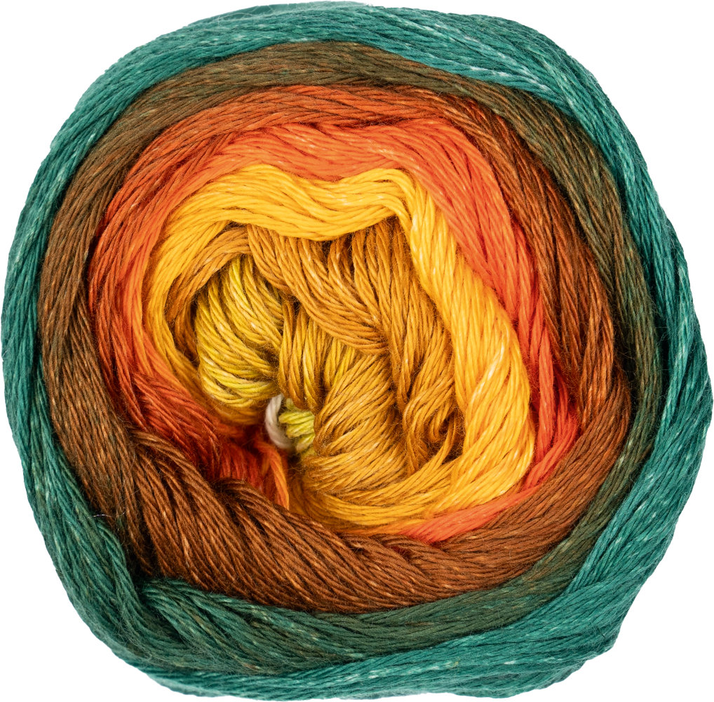 1-2-3 Ideen von Pro Lana 0032 - orange/grün