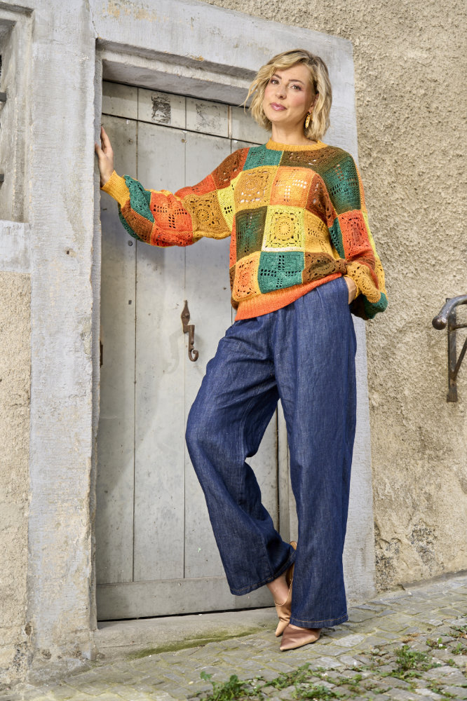 Sweater Grannys | Anleitungsheft | Wolle 1-2-3 Ideen  | Häkeln | Pro Lana, Silvia Jäger, Andel Konrad