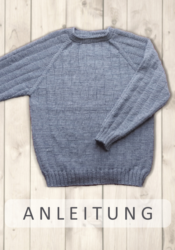 Herrenpullover Henri | Anleitung | Wollpaket mit Starwool Maxi Linie 8  | Stricken | Claudine