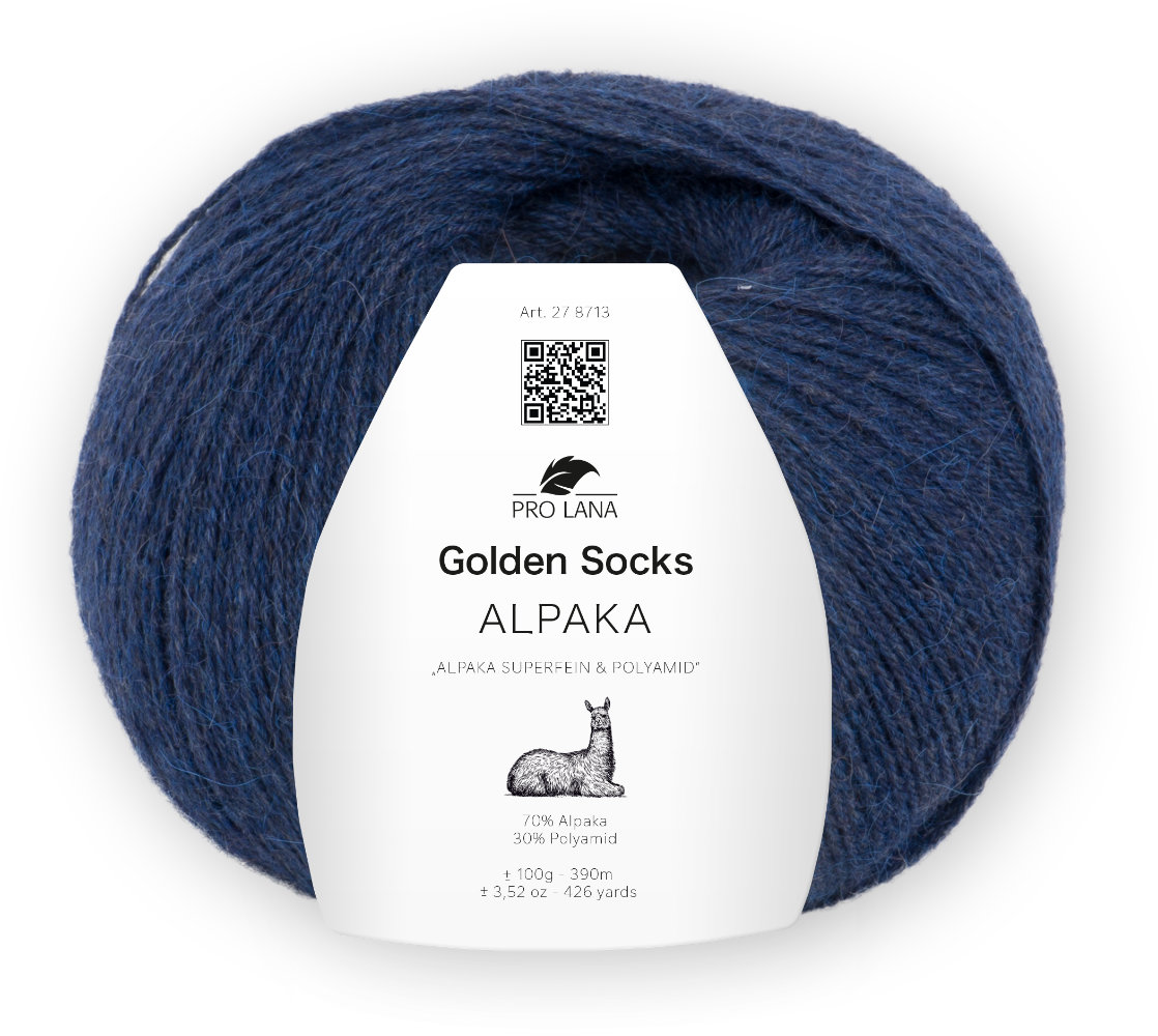 Alpaka Golden Socks - 4-fach Sockenwolle von Pro Lana