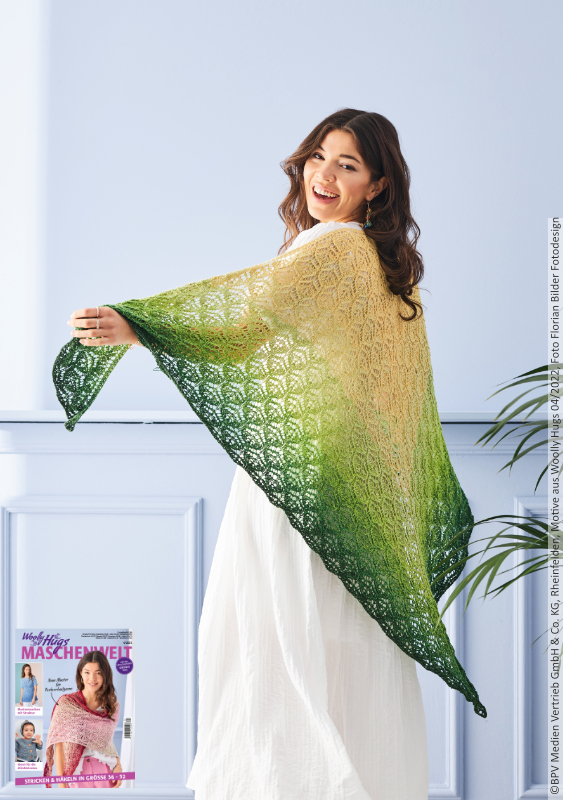 Tuch Strickfestival 1.0  | Wollpaket mit Bobbel Cotton XXL  | Stricken | Veronika Hug, Woolly Hugs, Christophorus Verlag