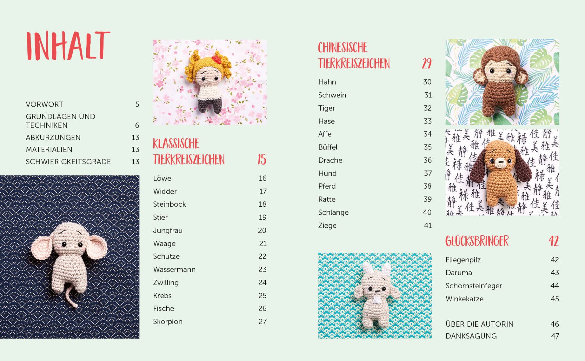 Mini-Amigurumis – Süße Glücksbringer