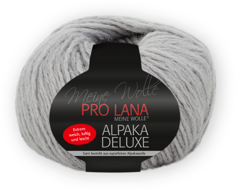 Alpaka deluxe von Pro Lana 0092 - grau
