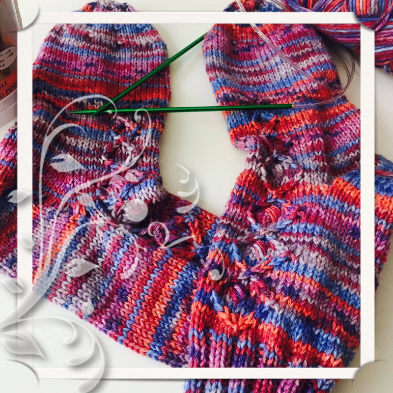 Socken Paar gleichzeitig stricken | Anleitung | Wolle Admiral das Paar  | Stricken | Sylvie Rasch