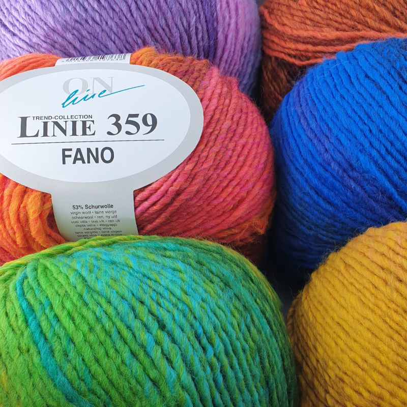 Fano Linie 359 von ONline 0079 - blau/grün/pink/orange