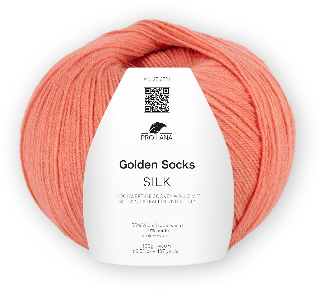 Silk Golden Socks - 4-fach Sockenwolle von Pro Lana