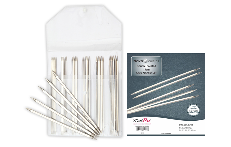 Nadelspiele Set Nova Cubics 15cm von knit pro