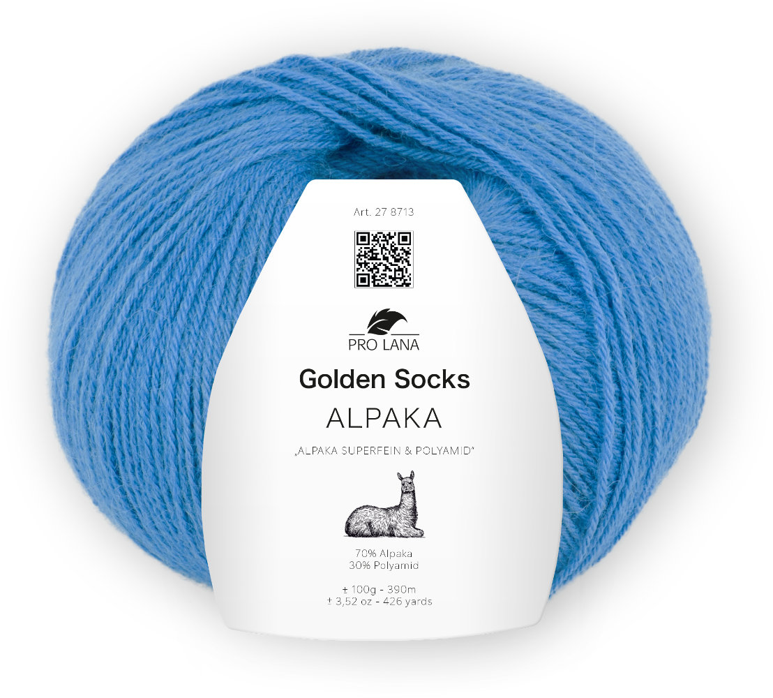 Alpaka Golden Socks - 4-fach Sockenwolle von Pro Lana