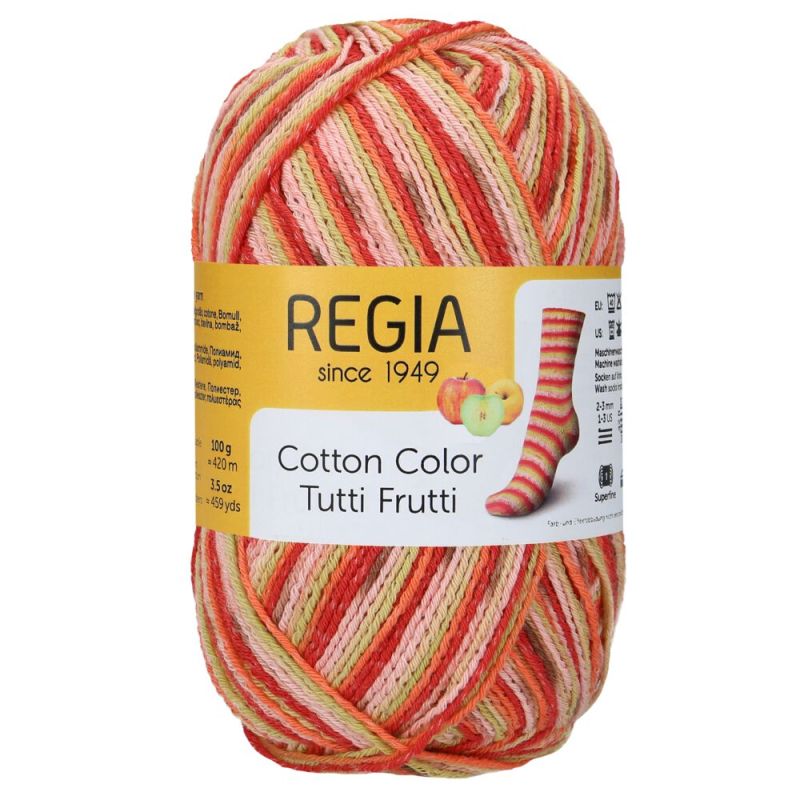 Regia Cotton 4-fach Color 100 g von Regia