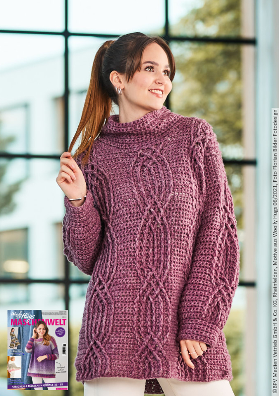 Pulli Like a Berry  | Wollpaket mit SHEEP  | Häkeln | Woolly Hugs