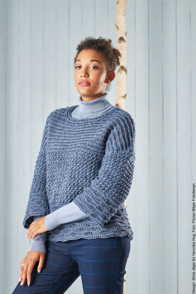 Häkelpullover - Mustermix  | Wollpaket mit SHEEP  | Häkeln | Veronika Hug, Woolly Hugs, Christophorus Verlag