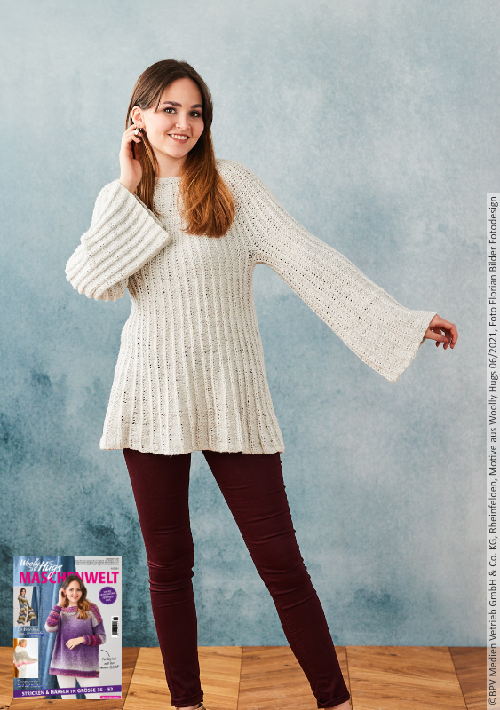 Pullover Silver-Bird | Anleitungsheft | Wolle Cashmere+  | Stricken | Woolly Hugs Pullover Silver-Bird | Anleitungsheft | Wolle Cashmere+  | Stricken | Woolly Hugs