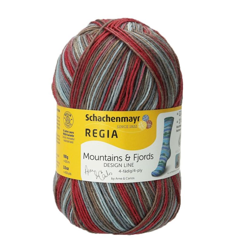 Sockenwolle Design Line by Arne & Carlos von Regia 07028 Storjuvtinden color