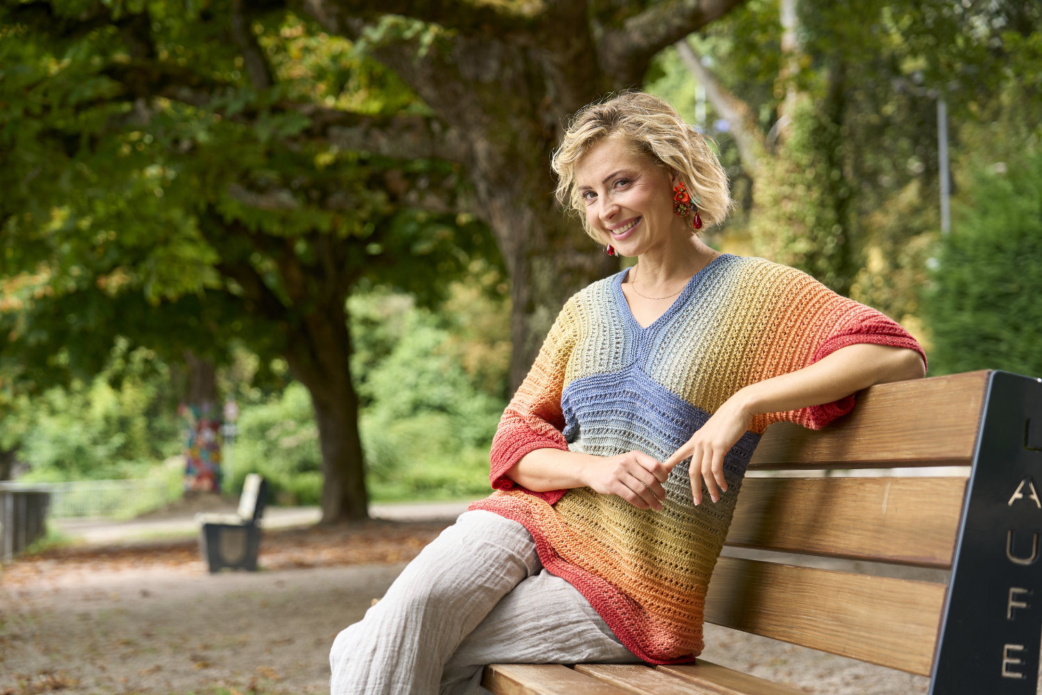 Tunika mit Ajourstreifen | Anleitungsheft | Wolle 1-2-3 Ideen  | Stricken | Pro Lana, Silvia Jäger, Andel Konrad