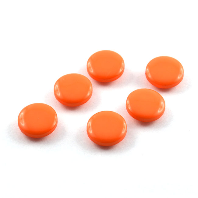 Modeknopf - Größe: 13mm - Farbe: orange 