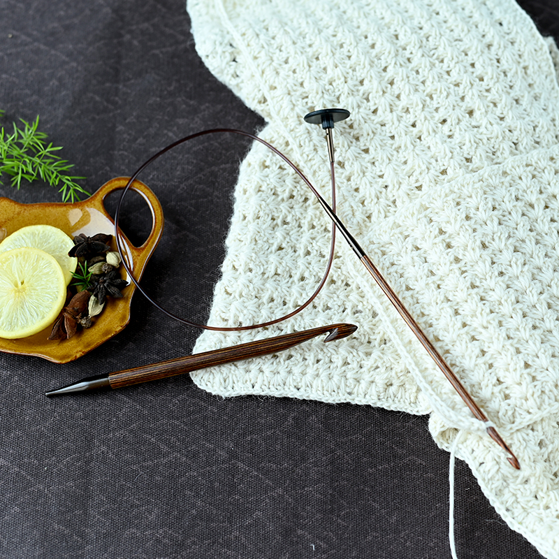 Tunesische Häkelnadel Ginger schraubbar von knit pro 4,00 mm Tunesische Häkelnadel Ginger schraubbar von knit pro 4,00 mm