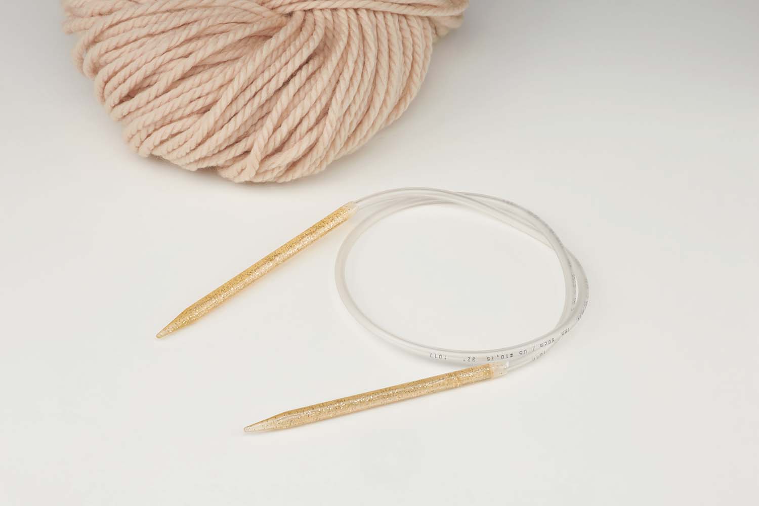 Rundstricknadel Champagner