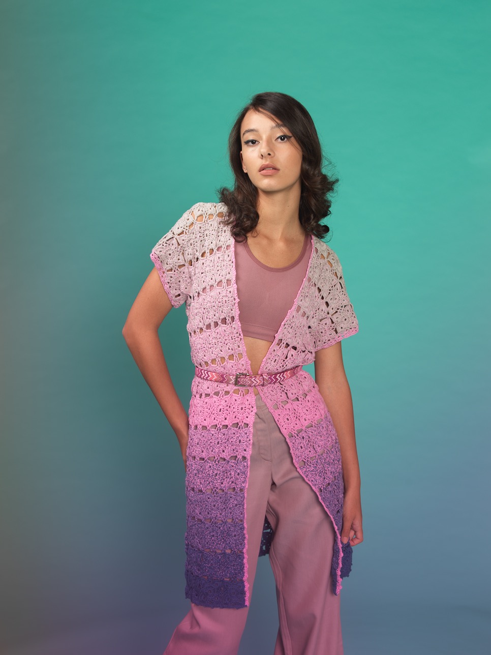 Mantel "Dolcissimo"  | Wollpaket mit Zauberperlen® Cotton  | Häkeln | Susanne Ederleh