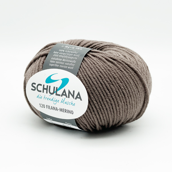 Filana-Merino 120 von Schulana 0003 - schlamm