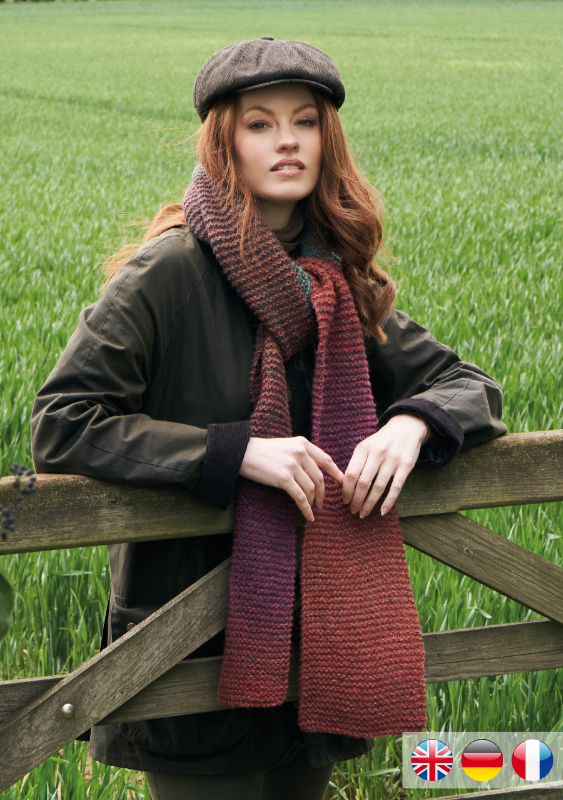 Ingleton Scarf | Einzelanleitung | Stricken | Lisa Richardson