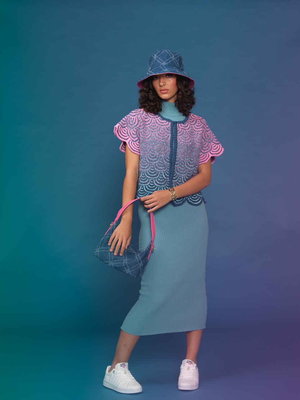 Jacke "Emotion Gradation"  | Wollpaket mit Zauberperlen® Cotton  | Stricken | Unjung Yun