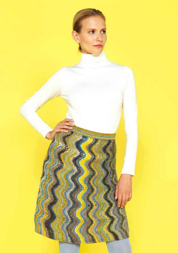 Rock "Sanduhr"  | Wollpaket mit Zauberball® Stärke 6  | Stricken | Bernd Kestler