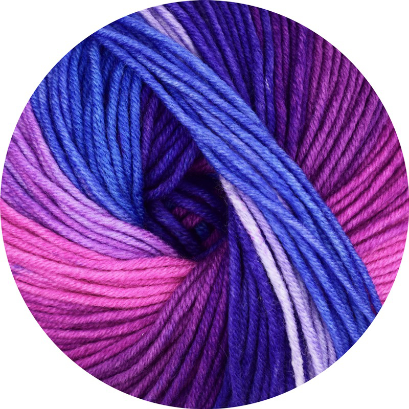 Starwool Linie 4 Design Color von ONline 0221 - lila/blau/pink