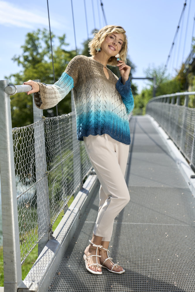 Tunika mit Ajourmustermix | Anleitungsheft | Wolle 1-2-3 Ideen  | Stricken | Pro Lana, Silvia Jäger, Andel Konrad