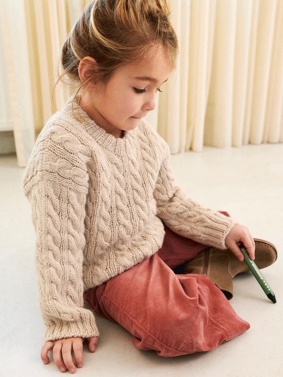 Bonnie Sweater Junior | Wollpaket mit Sisu | Stricken
