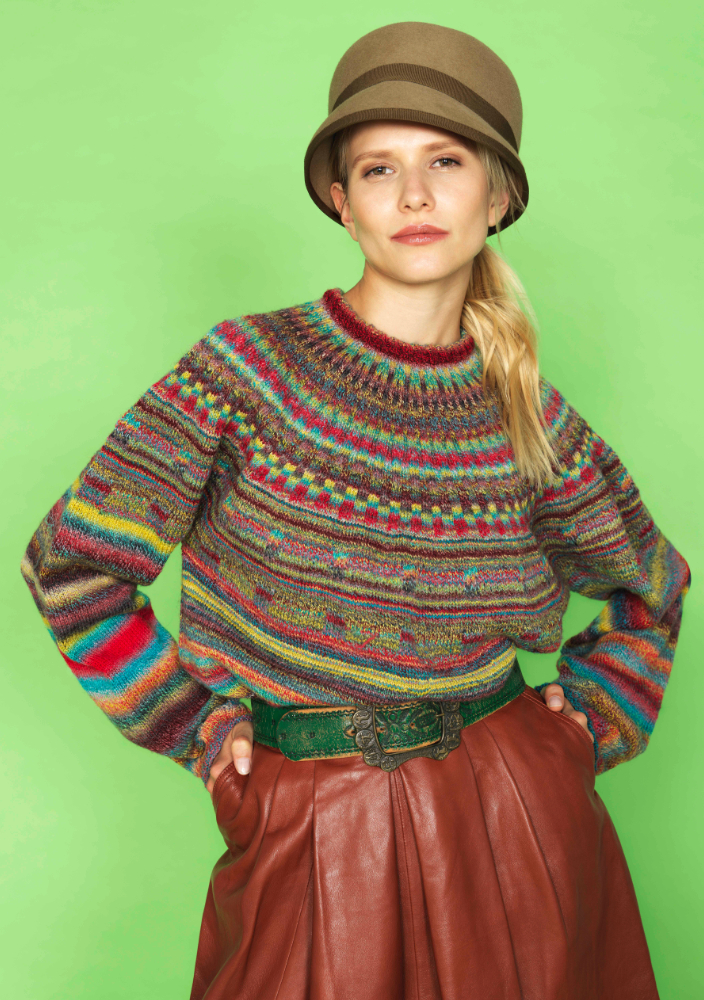 Pullover "Tapetenwechsel" | Anleitungsheft | Wolle Zauberball® Crazy  | Stricken | Gerhard Schoppel