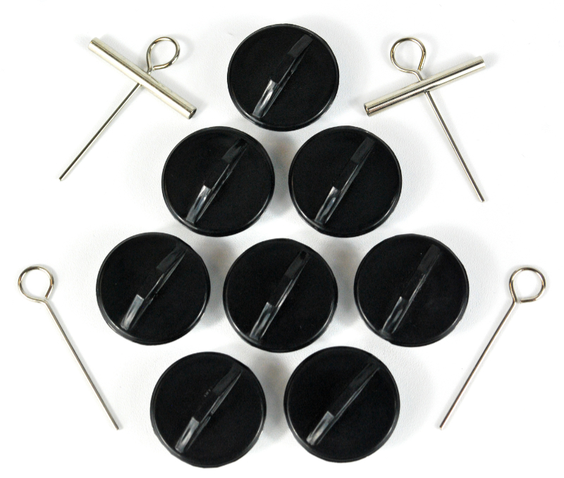 Seil schwarz für Lykke Nadelspitzen | 50 cm (für 13cm Spitzen)